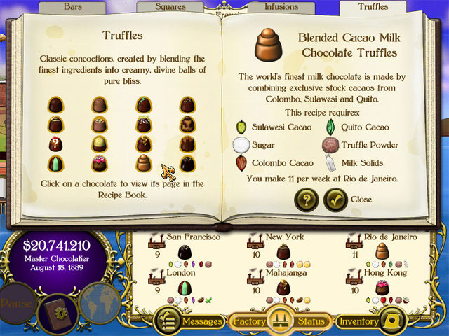 Chocolatier Screenshot 1