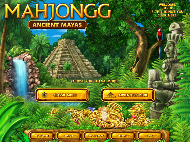 Mahjongg - Ancient Mayas Screenshot 1