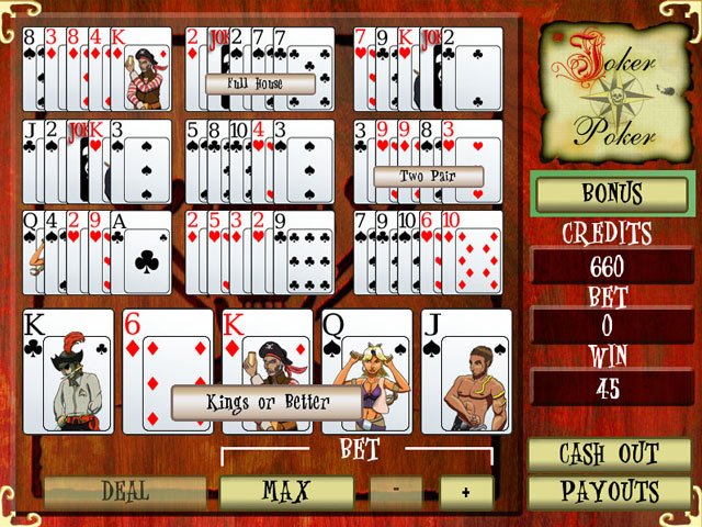 Piddlepup Pirate Poker Screenshot 1