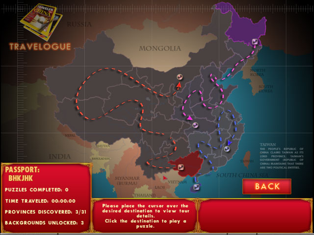 National Geographic Travelers Sudoku China Screenshot 1