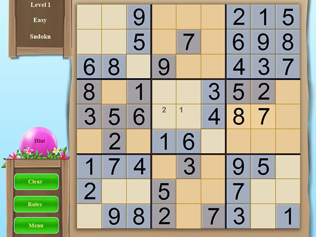 Sudoku Vacation large screenshot