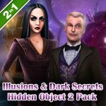 Illusions & Dark Secrets Hidden Object 2 Pack