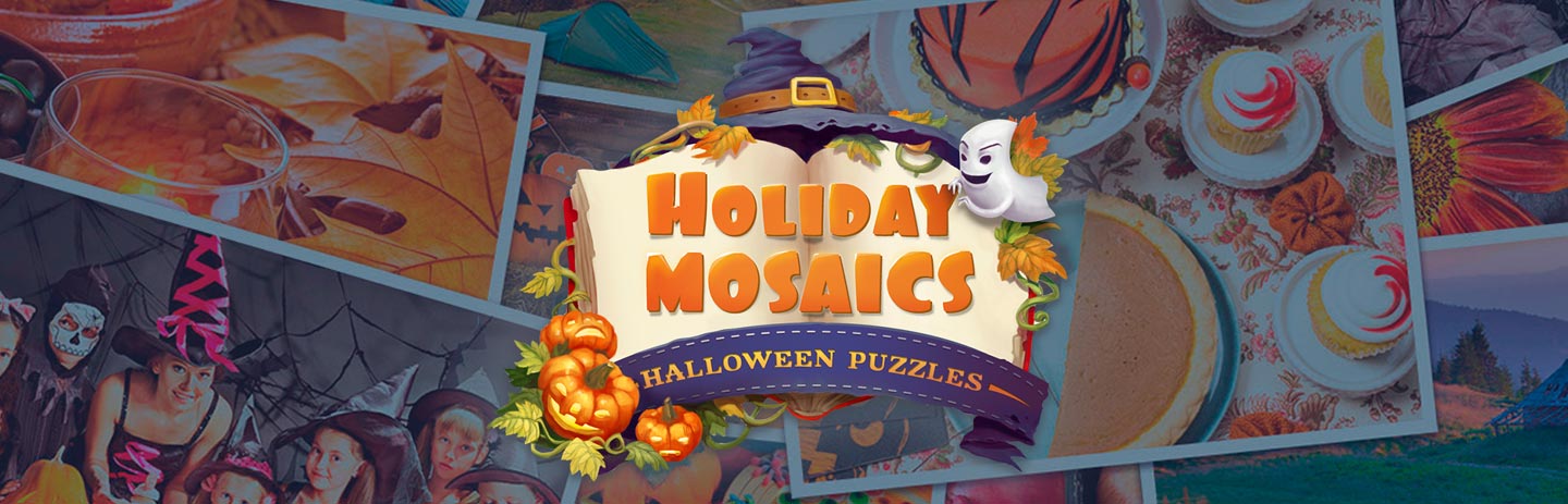 Holiday Mosaics - Halloween Puzzles