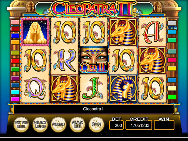 slots machine free games online cleopatra