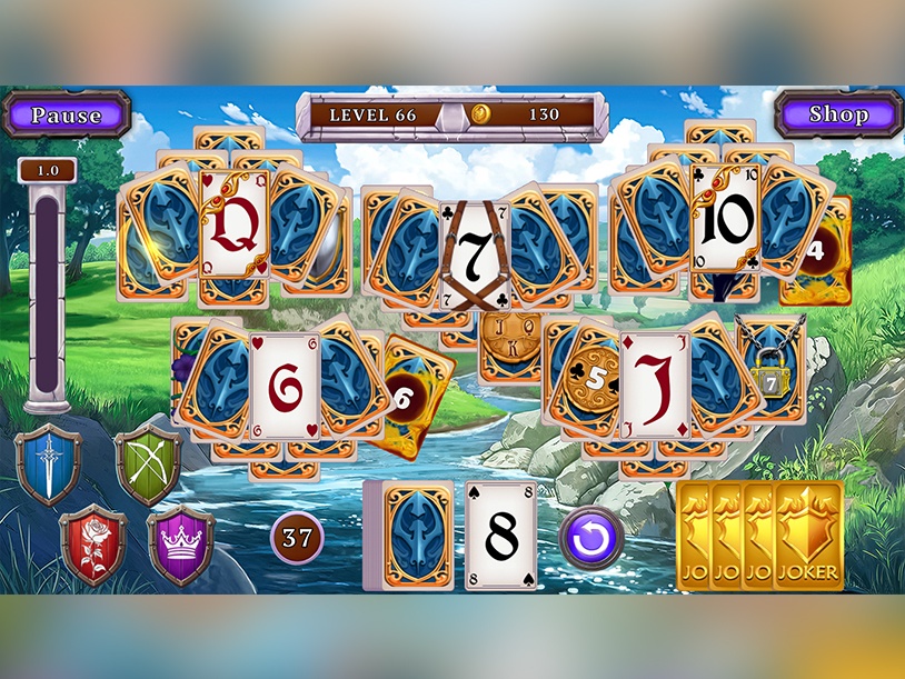 Love and Knights Solitaire screenshot 1