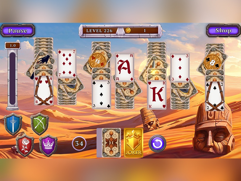 Love and Knights Solitaire screenshot 2