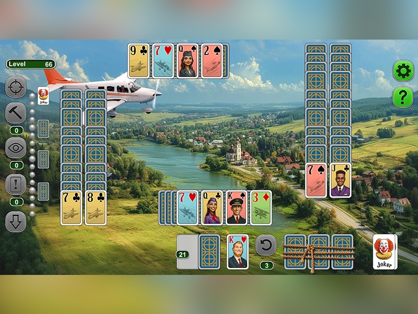 Weekend Solitaire: Airplanes screenshot 2