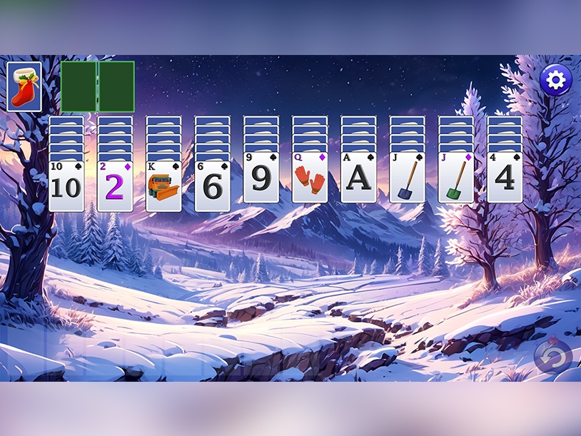 Winterland Solitaire 3 screenshot 1