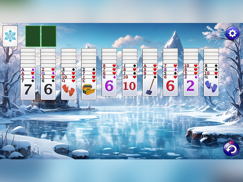 Winterland Solitaire 3 screenshot 3