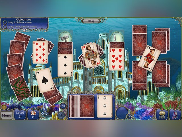 Jewel Match Atlantis Solitaire 3 large screenshot
