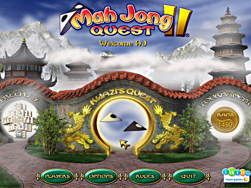 Play Mah Jong Quest II For Free At iWin