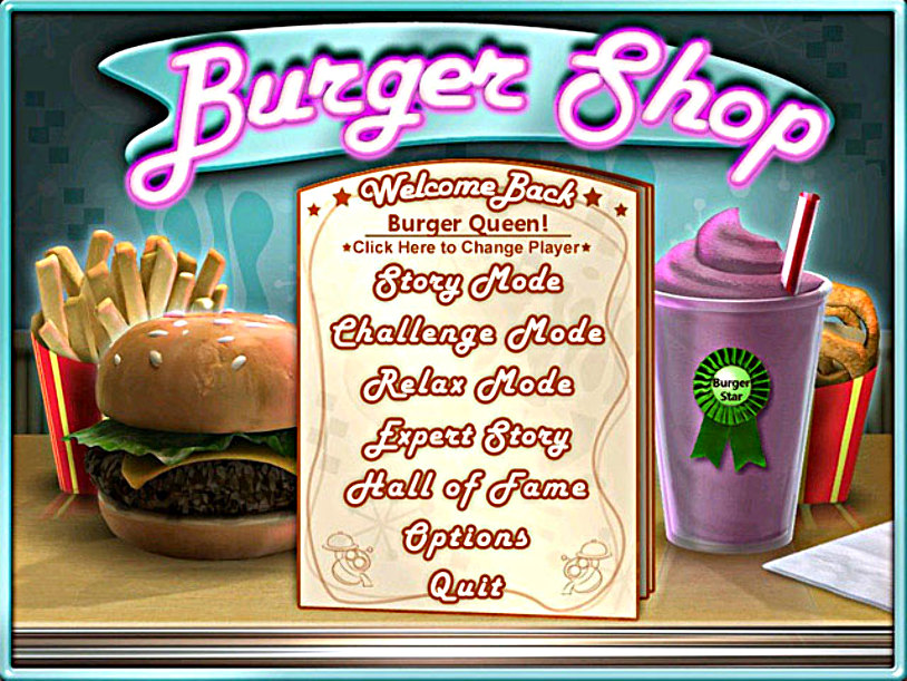 burger shop free online game
