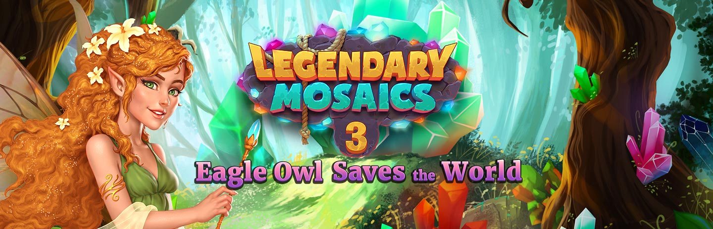Legendary Mosaics 3: Eagle Owl Saves the World
