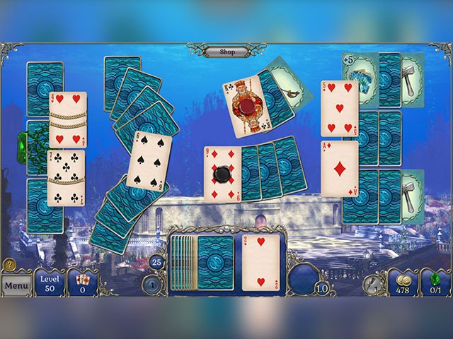 Jewel Match Atlantis Solitaire 2 large screenshot