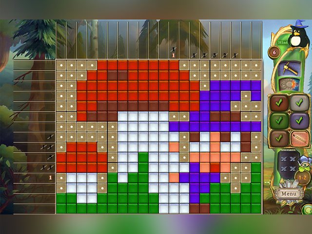 Fantasy Mosaics 48: Gnome's Puzzles large screenshot