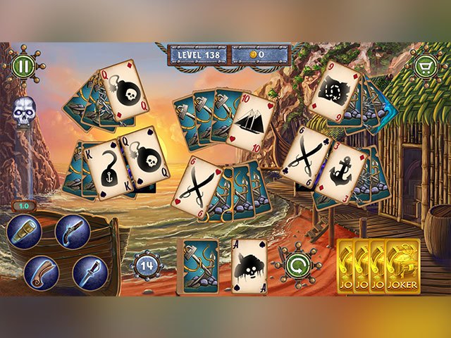 Pirates Adventure Solitaire large screenshot