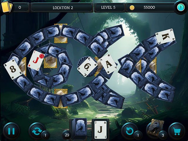 Mystery Solitaire - The Black Raven 6 large screenshot