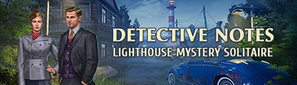 Detective notes - Lighthouse Mystery Solitaire screenshot