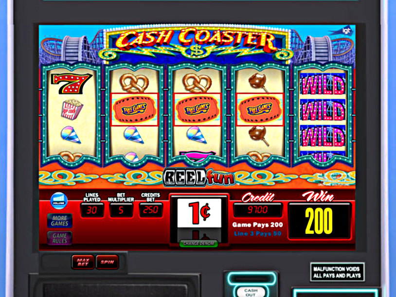Cash coaster slot machine free play no download