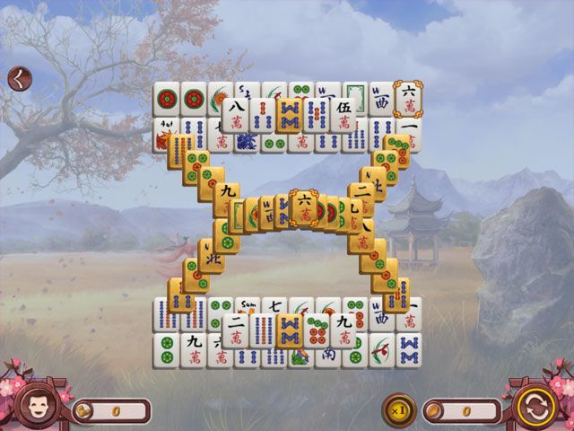 Sakura Day Mahjong large screenshot
