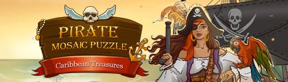 Pirate Mosaic Puzzle - Caribbean Treasures screenshot