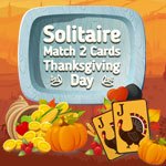 Solitaire - Match 2 Cards - Thanksgiving Day