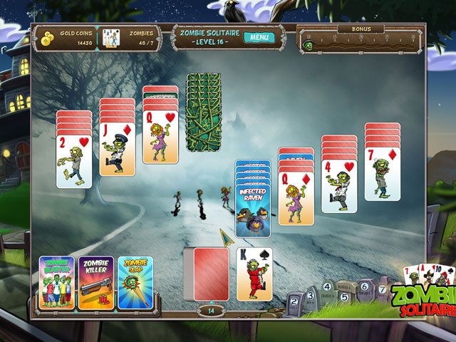 Fish vs Zombies Solitaire Double Pack large screenshot
