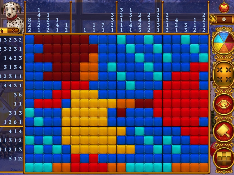 Rainbow Mosaics: Christmas Lights 2 screenshot 1