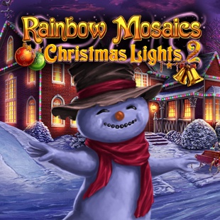 Rainbow Mosaics: Christmas Lights 2