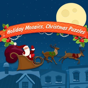 Holiday Mosaics Christmas Puzzles