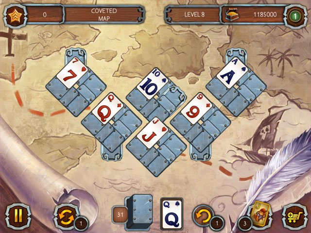 Solitaire Legend of the Pirates large screenshot