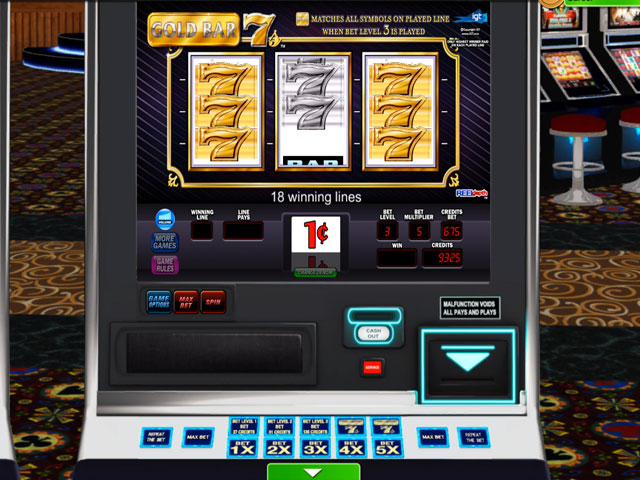 IGT Slots Gold Bar 7's Deluxe large screenshot