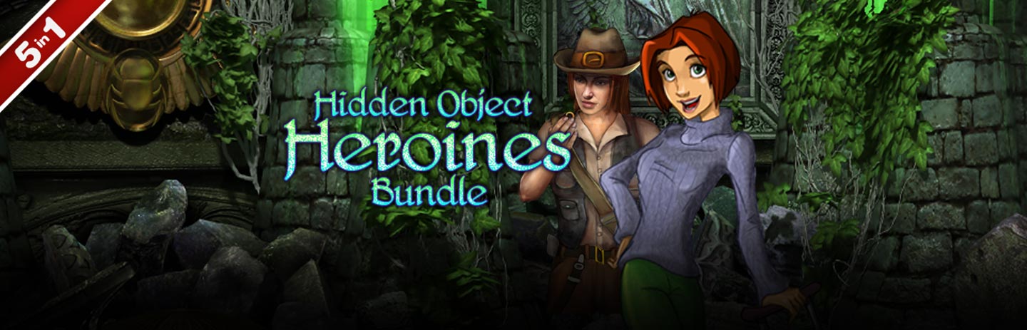 Hidden Object Heroines Bundle 5 in 1