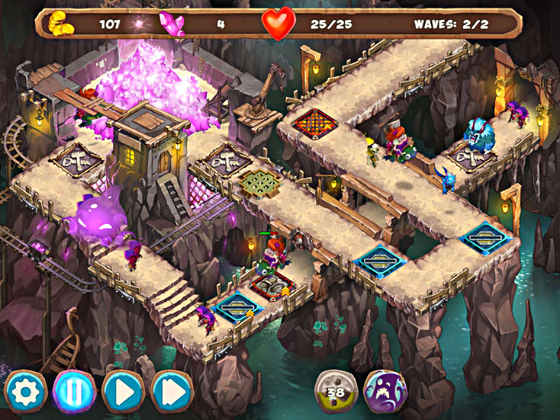 Gnumz - Masters of Defense screenshot 1