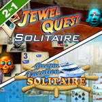 Jewel Quest Solitaire with Dream Vacation Solitaire