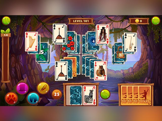 Musical Mystery of the Tropical Island Solitaire large screenshot