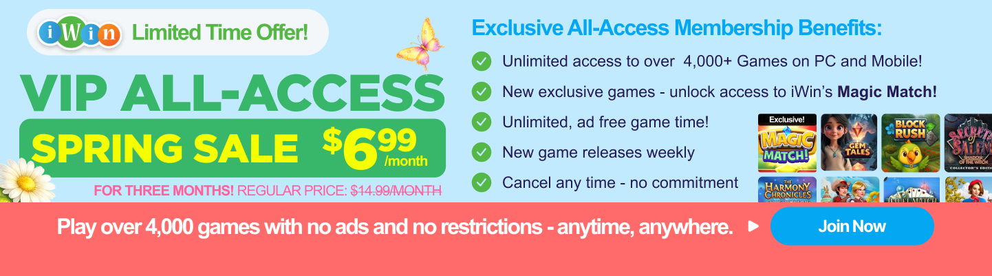 VIP All-Access Spring Sale - $6.99/month